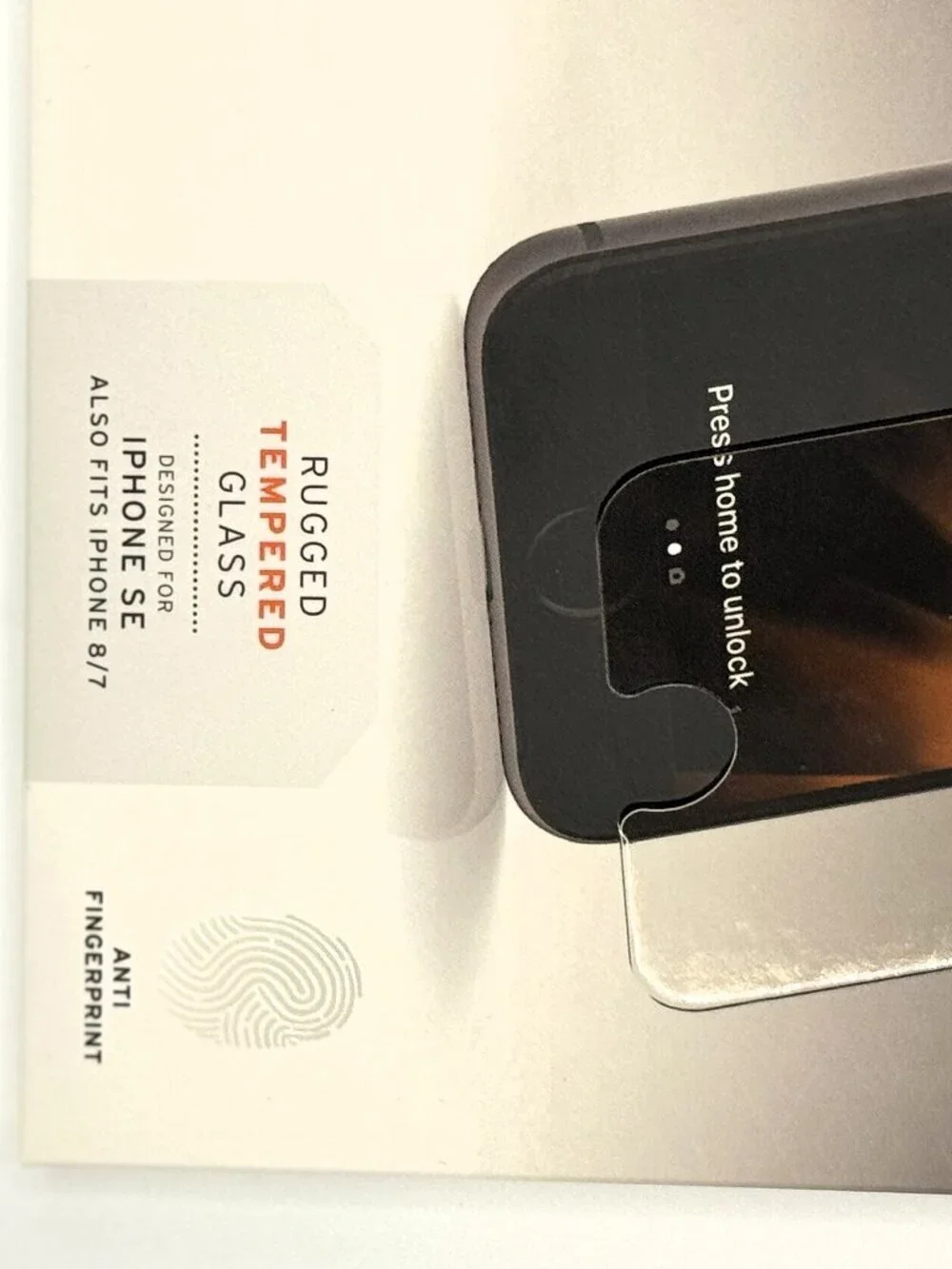NEW UAG iPhone SE or 7/8 rugged tempered glass screen protector